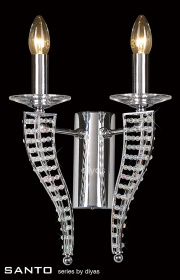 Santo Crystal Wall Lights Diyas Contemporary Crystal Wall Lights Santo Crystal Wall Lights Diyas Contemporary Crystal Wall Lights